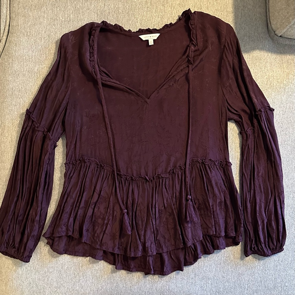 Women's Lucky Brand Purple Top Small